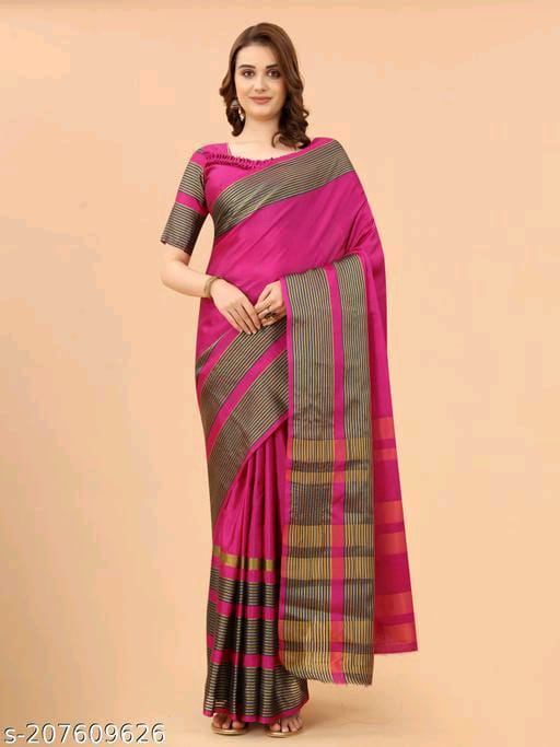 Ritika Lining Cotton Silk Daily Wear Sarees Catalog